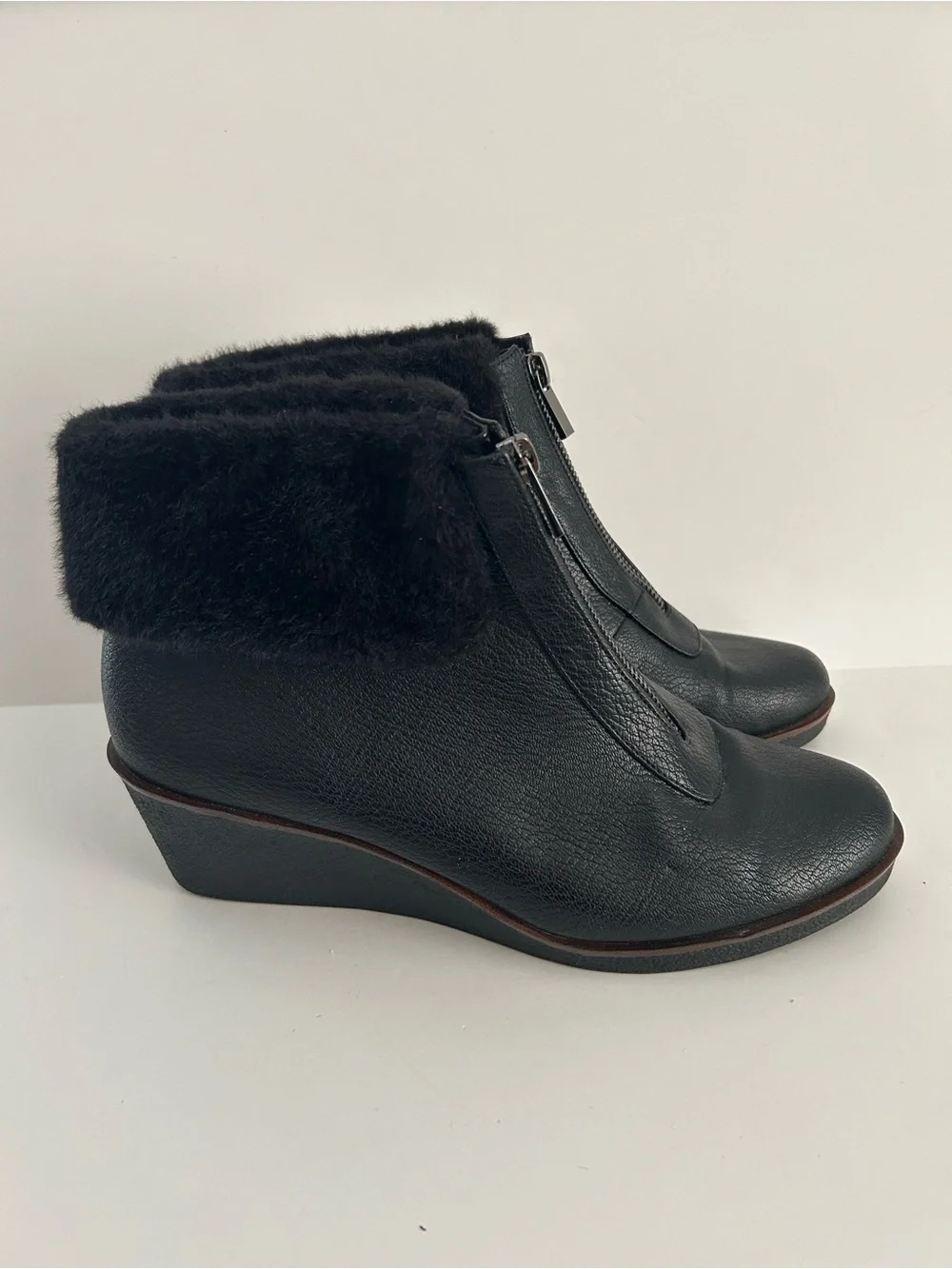 Women's A2 by Aerosoles Bintegrity Wedge Boot, Black Women's A2 by Aerosoles Bintegrity Wedge Boot, Black